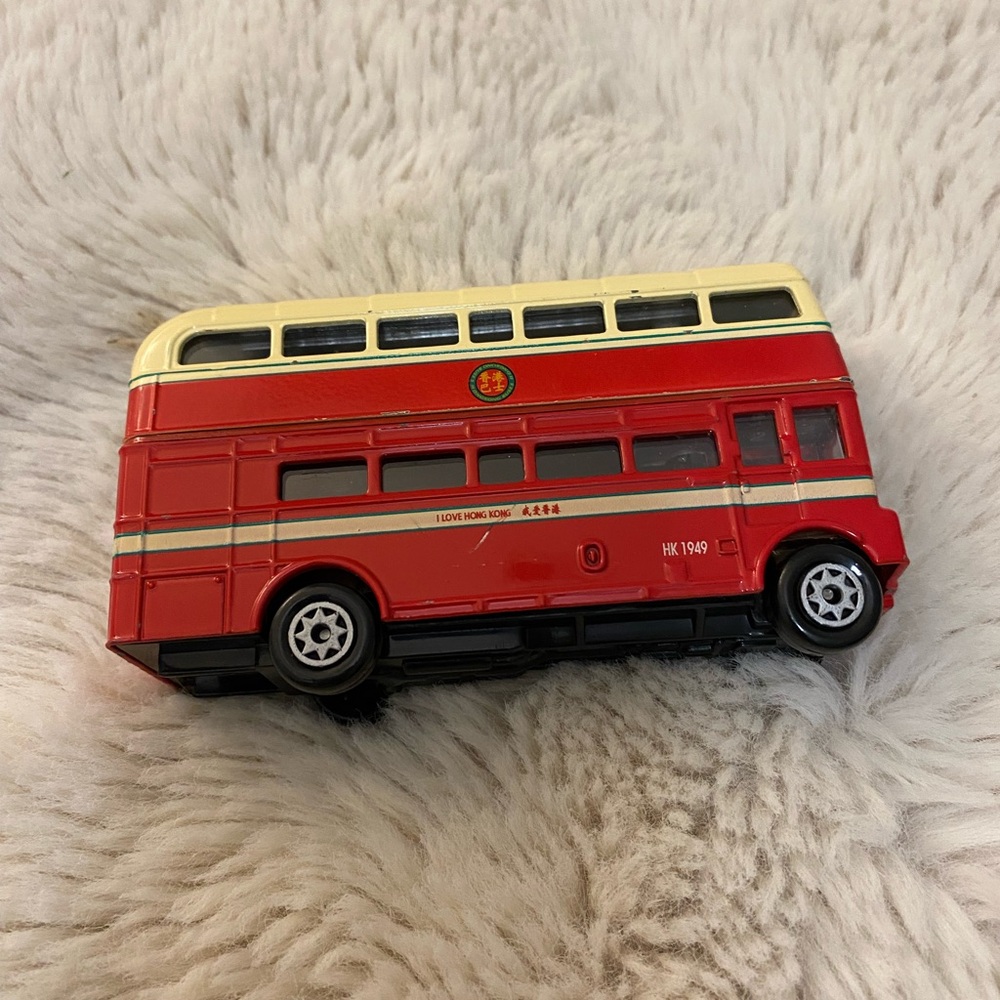 Red Double-Decker Toy Bus from Hong Kong - Picture 4 of 5
